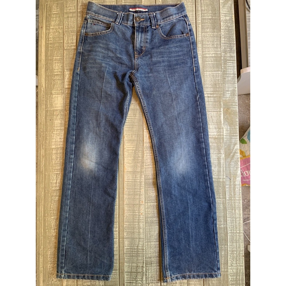 Vintage Tommy Hilfiger Women's Size 12 Blue Jeans Straight Leg 28x28 Y2K